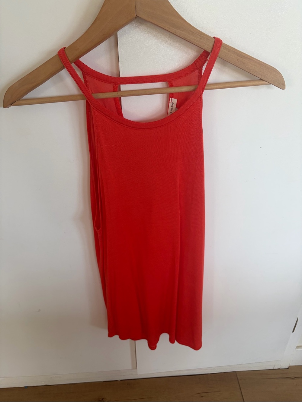 River Island Red / Orange Slim Tank Top